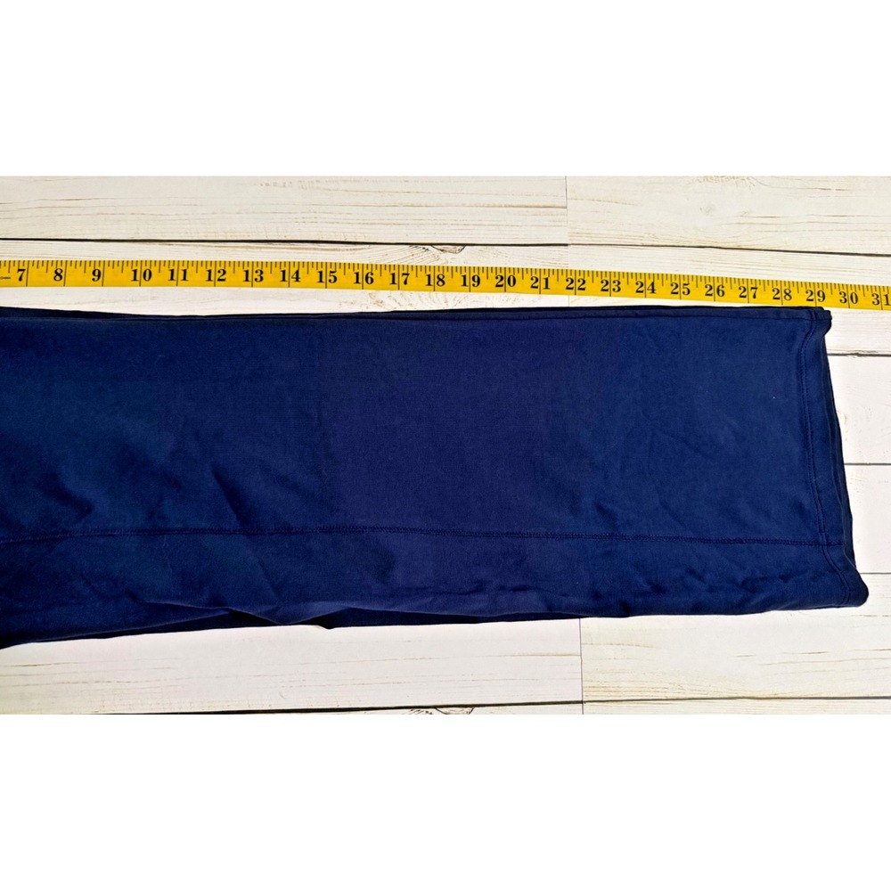Sunday Athletic Leggings Straight Leg Womens Med Stretch Pull On Blue Pockets‎ - Picture 6 of 7